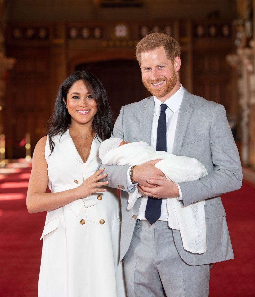  The Duke and Duchess of Sussex gushed over their 'amazing' royal baby boy, who they have named Archie