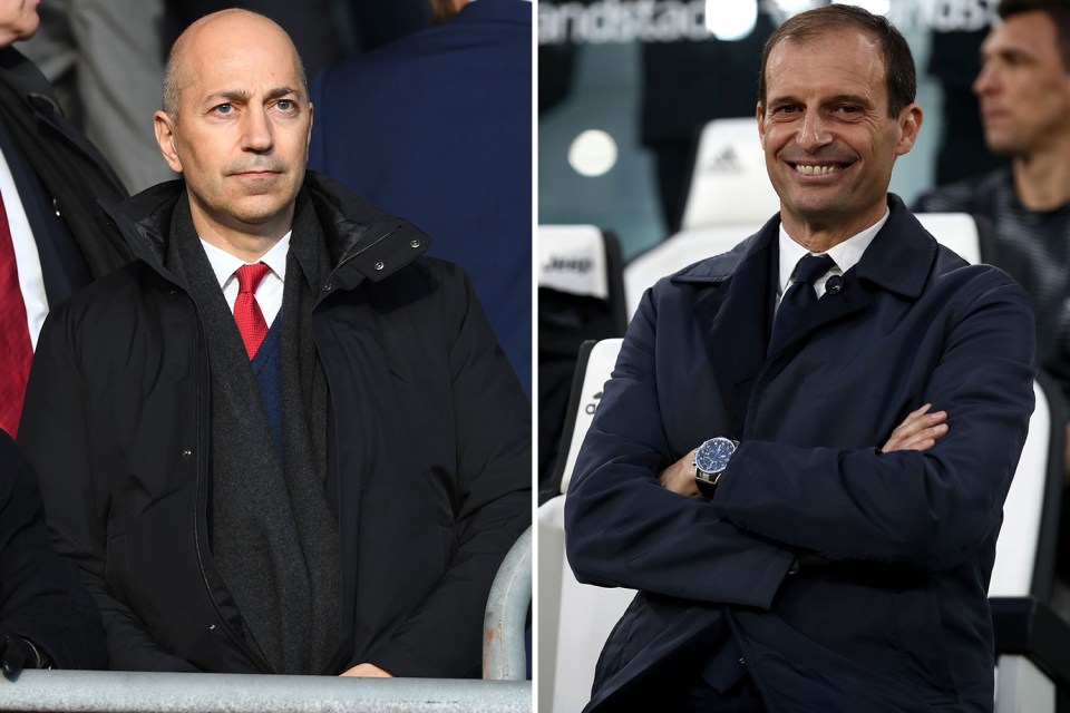  Ivan Gazidis wants to recruit departing Juventus manager Massimiliano Allegri as AC Milan's new boss