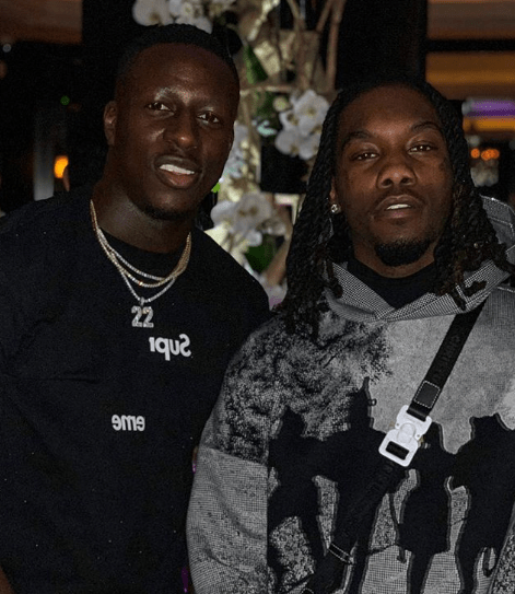  Benjamin Mendy hangs out with Migos rapper Offset