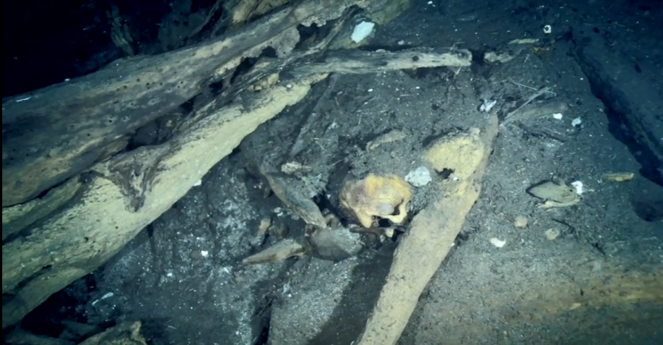  Several other skeletons were found in the caves