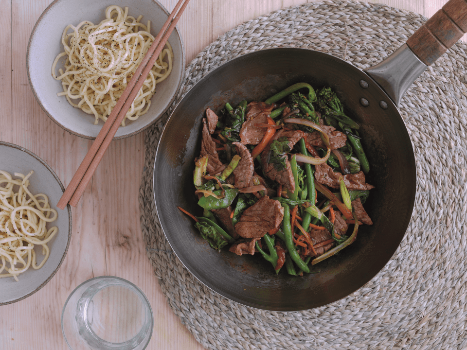 Scroll down for this Teriyaki Lamb Stir-Fry recipe