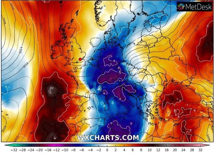  Cold air will make way for some balmy conditions for Brits to bask in this week