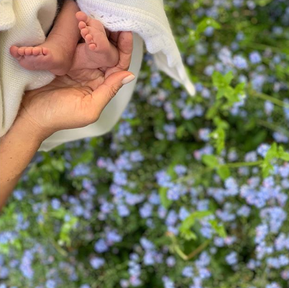 Meghan celebrated her first Mother's Day with this photo of baby Archie on Instagram