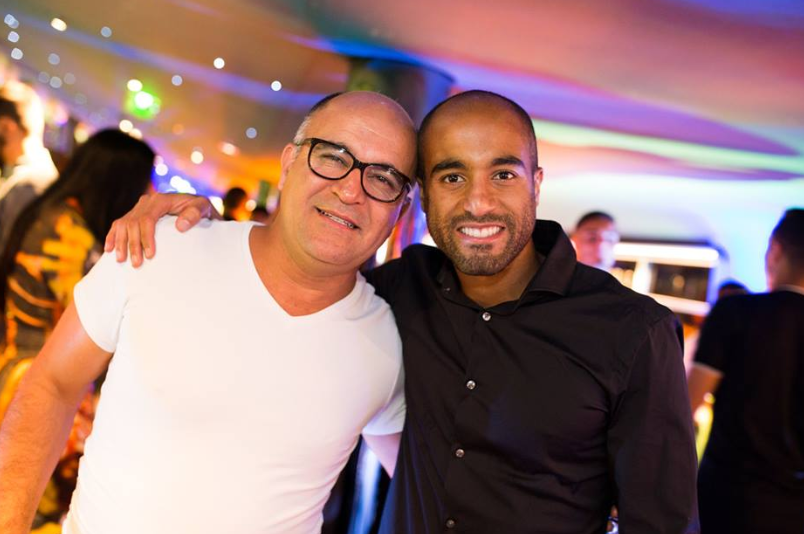  Spurs hero Moura with dad Jorge