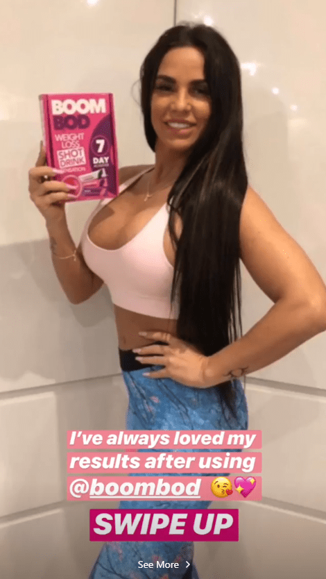  Katie has been slammed for promoting the weight loss supplements in the past