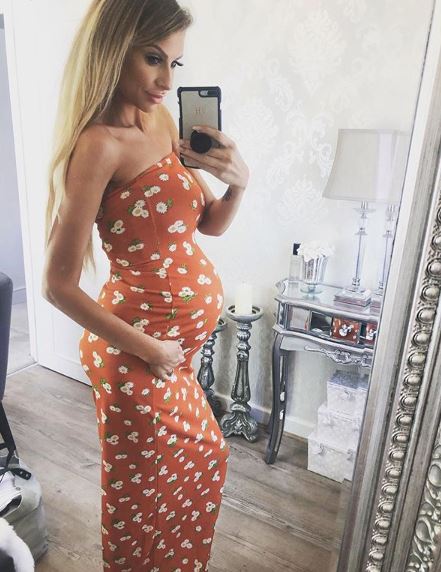 Mrs Hinch showed off her baby bump on Instagram