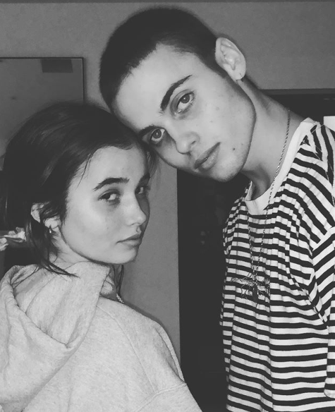 Emilia, 17, and Fenton, 18, are both models