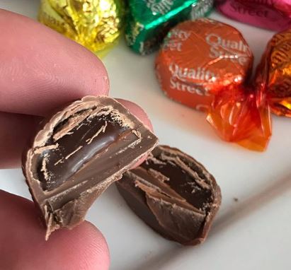  The new chocolate is filled with chocolate flavour caramel