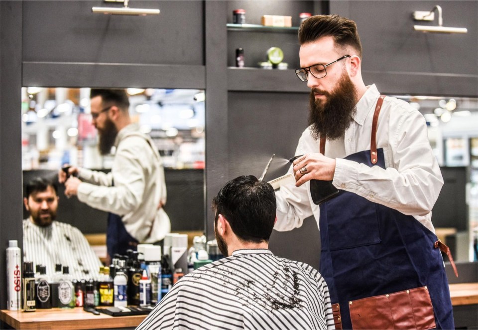 Ken, 28, is now a barber who encourages men to open up about their mental health in his barber’s chair