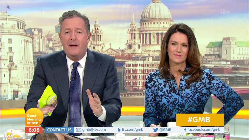  Piers Morgan was furious about the new veggie Percy Pigs