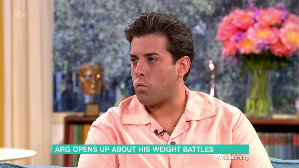  The former Towie star has been warned about his weight