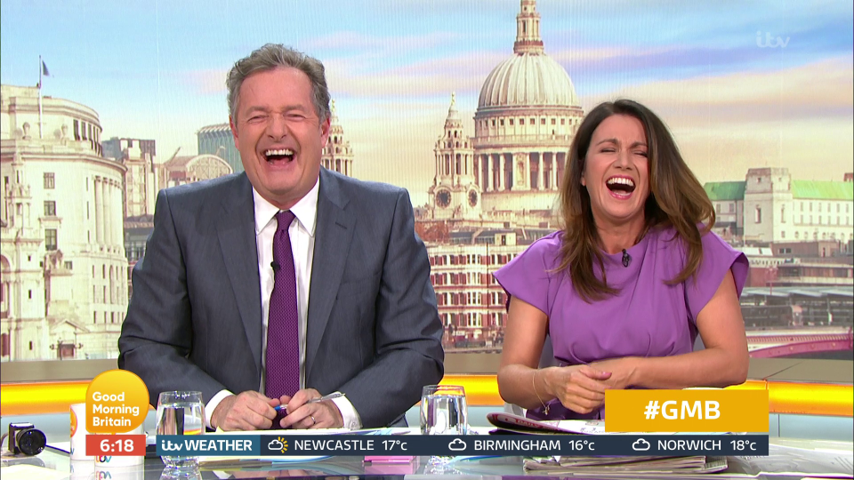  Piers Morgan wound Susanna Reid up about what she got up to last night