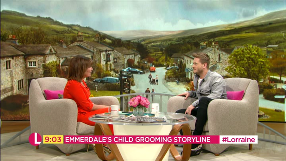  Matthew discussed upcoming scenes of Emmerdale on Lorraine