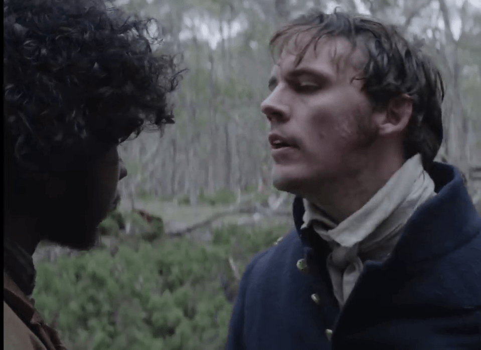  Sam Claflin plays a Lieutenant during the colonisation of Australia in 1825