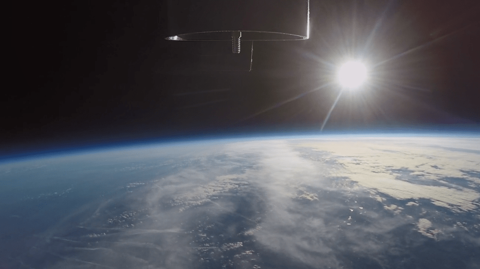  Each flights floats to 20 miles above Earth's surface