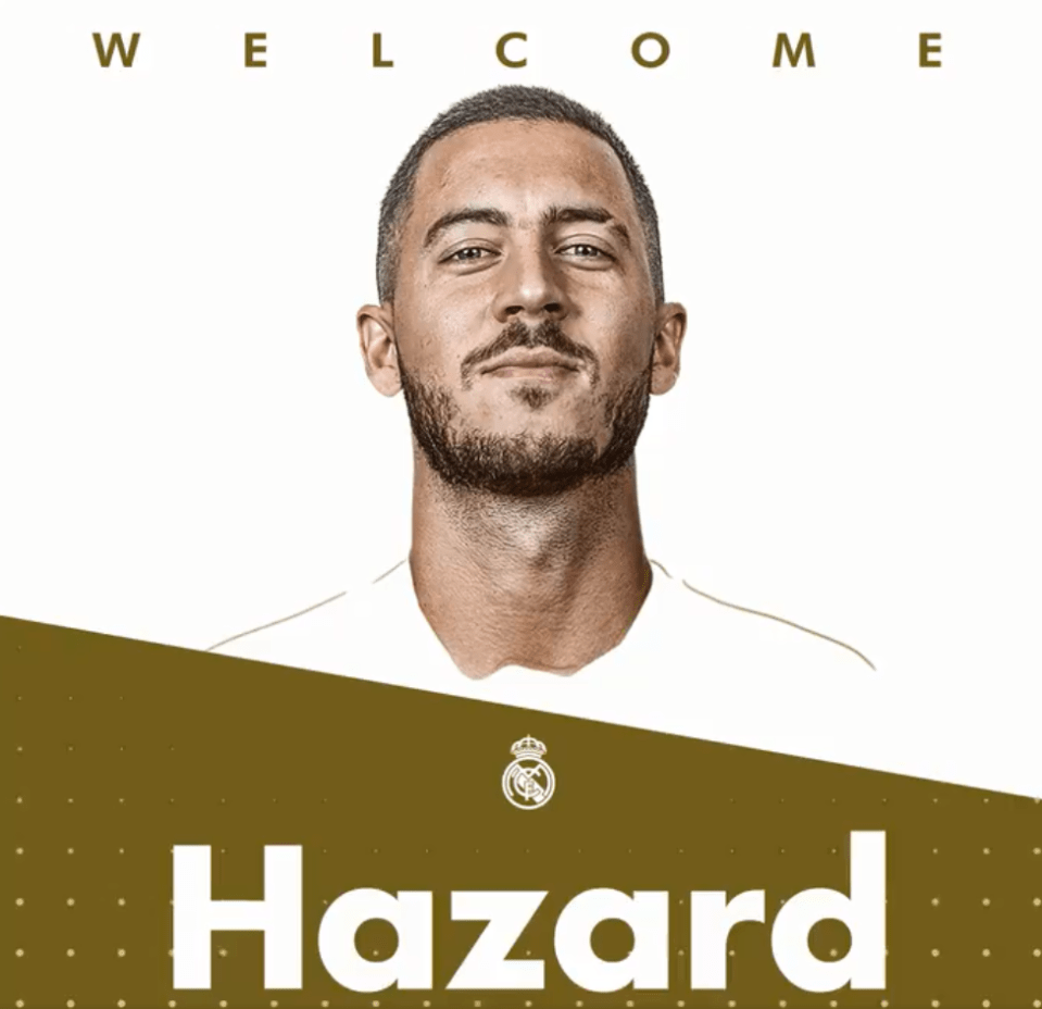 Eden Hazard penned a farewell letter to Chelsea fans after his move to Real Madrid was confirmed 