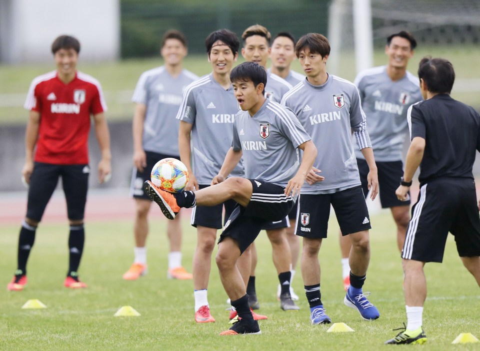  Japan prepare for the Copa America against Caribbean opponents Trinidad