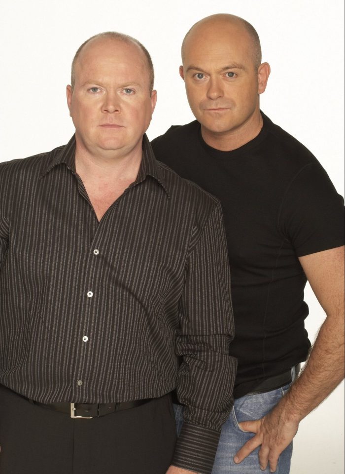  Gemma compared herself to follicly-challenged fictional siblings Grant and Phil Mitchell