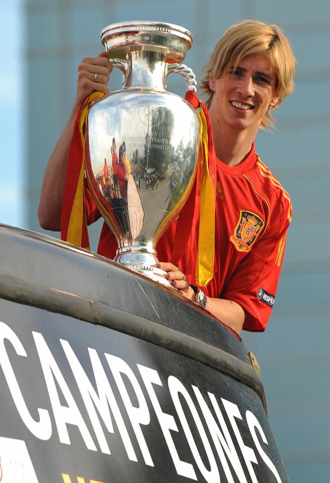  Fernando Torres won the World Cup and Euros with Spain