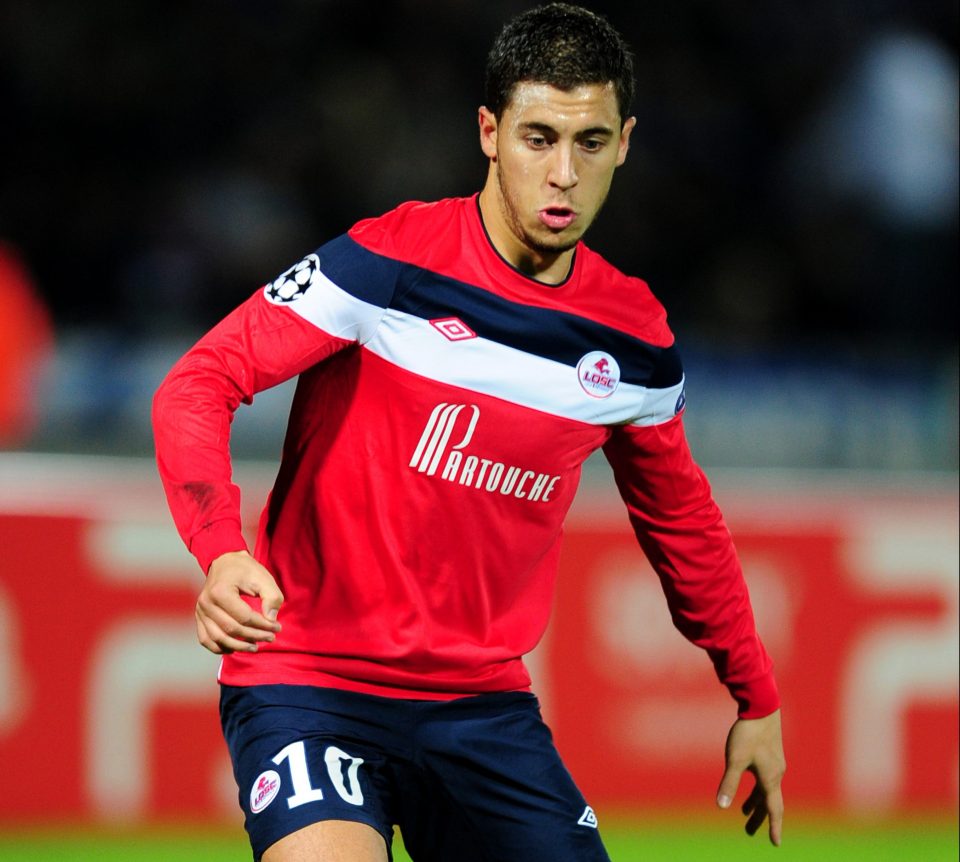  Real Madrid did not want Eden Hazard when he was a young prospect at Lille