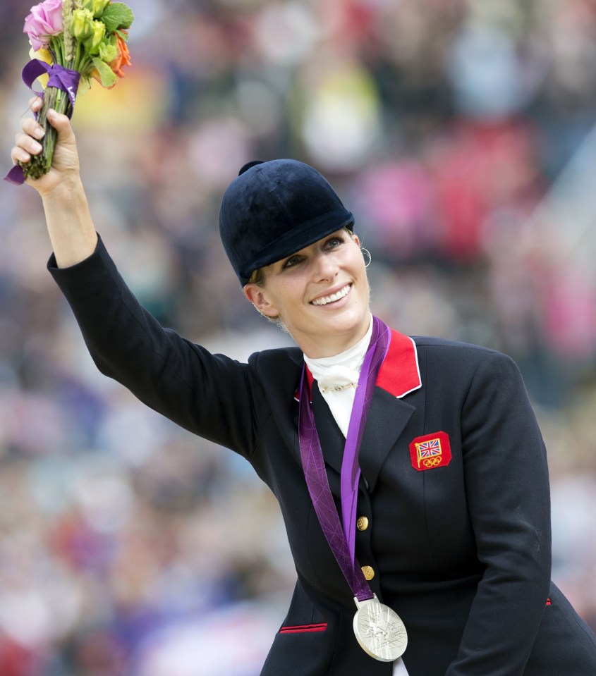 Zara won a silver medal at the London 2012 Olympics in the GB Eventing Team