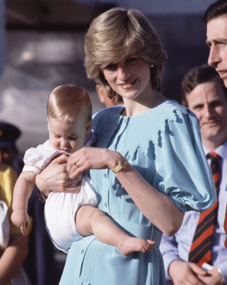 Diana took Prince William on tour when he was around nine months old