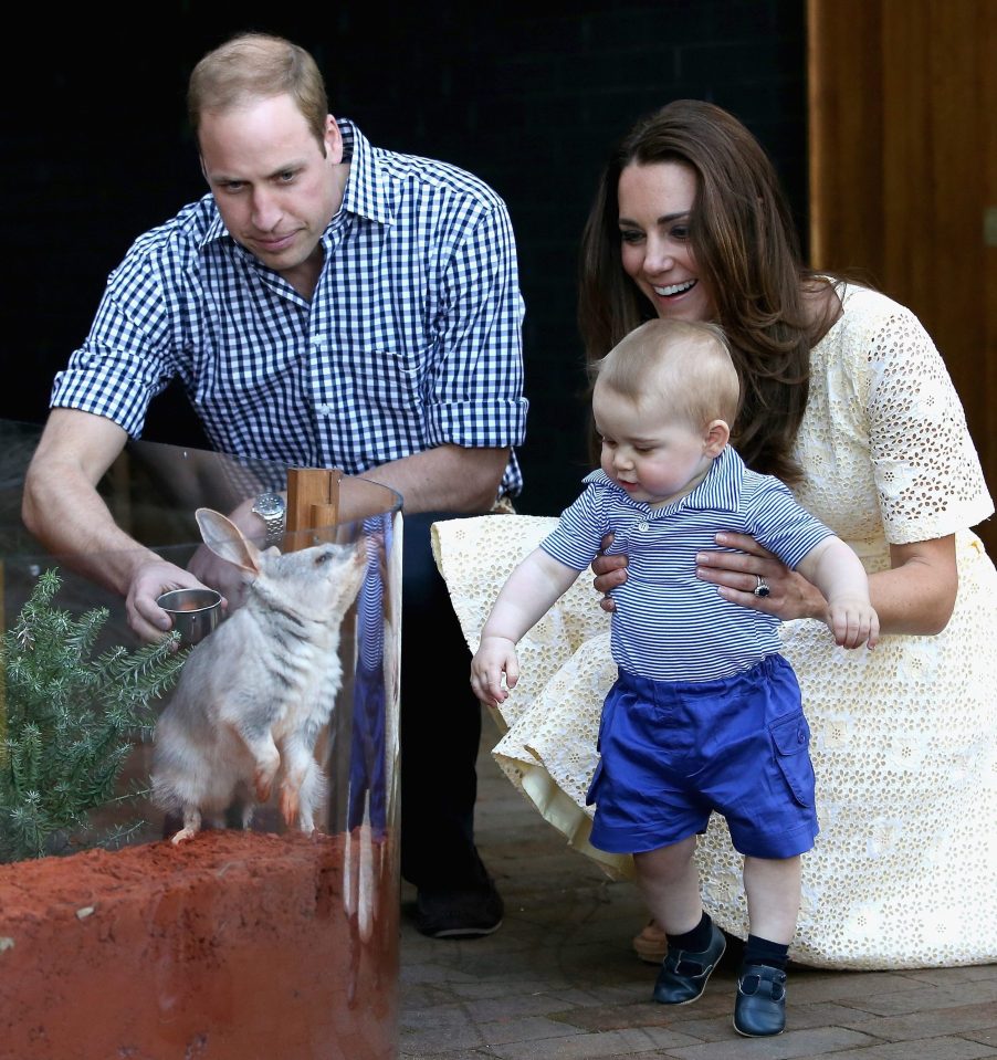  Royal fans were treated to adorable photos of nine-month-old George at Sydney's Taronga Zoo during a royal tour to Oz in April 2014