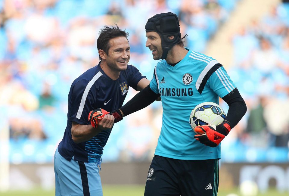  Petr Cech and Frank Lampard are set to link up again at Chelsea