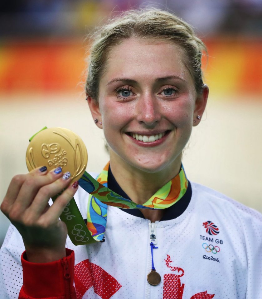  Team GB Olympic cyclist Laura Trott enjoys Springsteen's No Surrender