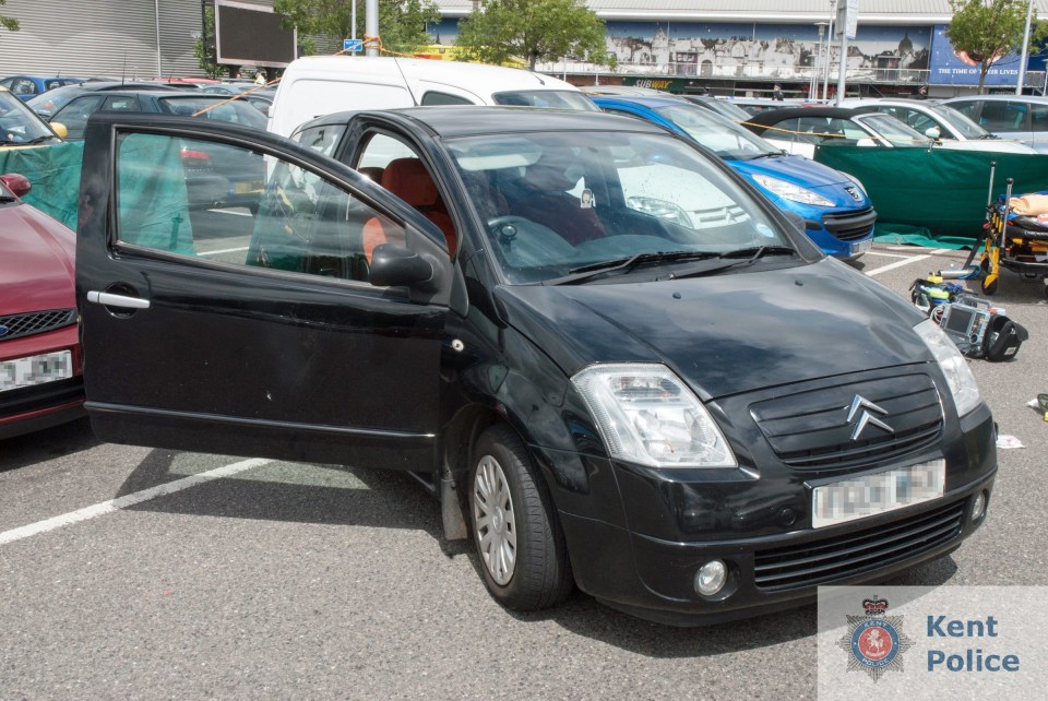  Molly was ambushed as she sat in her Citroen C2 in June 2017