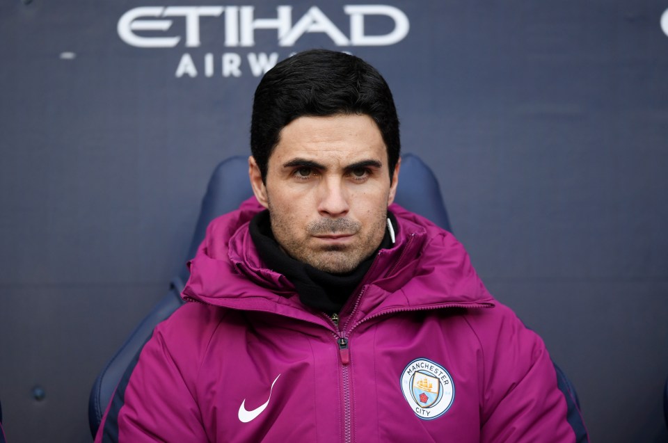  Man City No2 Mikel Arteta is in the running to replace Rafa Benitez