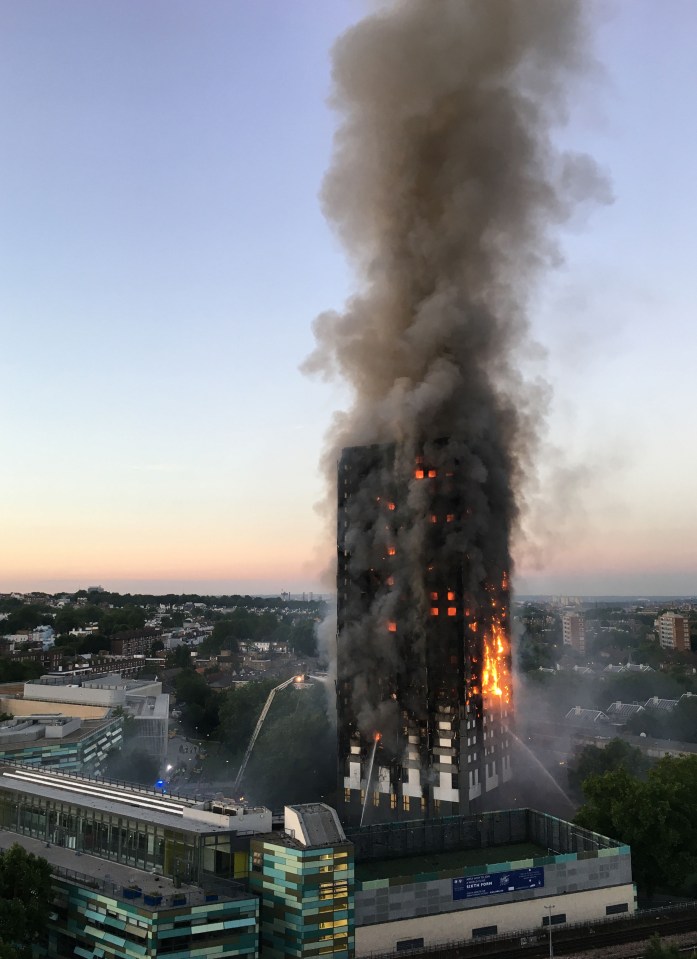  Fire tore through Grenfell Tower in west London on June 14 2017, with 72 people dying in the blaze