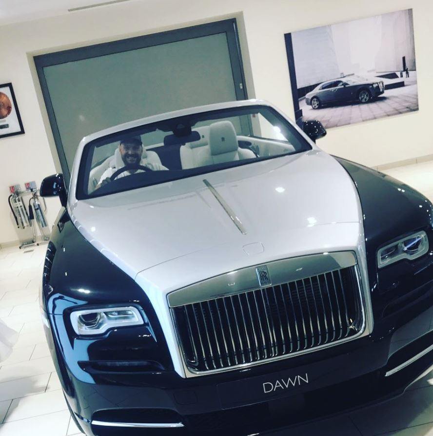  Fury once also forked out £282,000 on a brand-new Rolls Royce Dawn