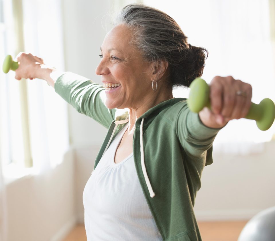 Weightlifting could take eight years off your body