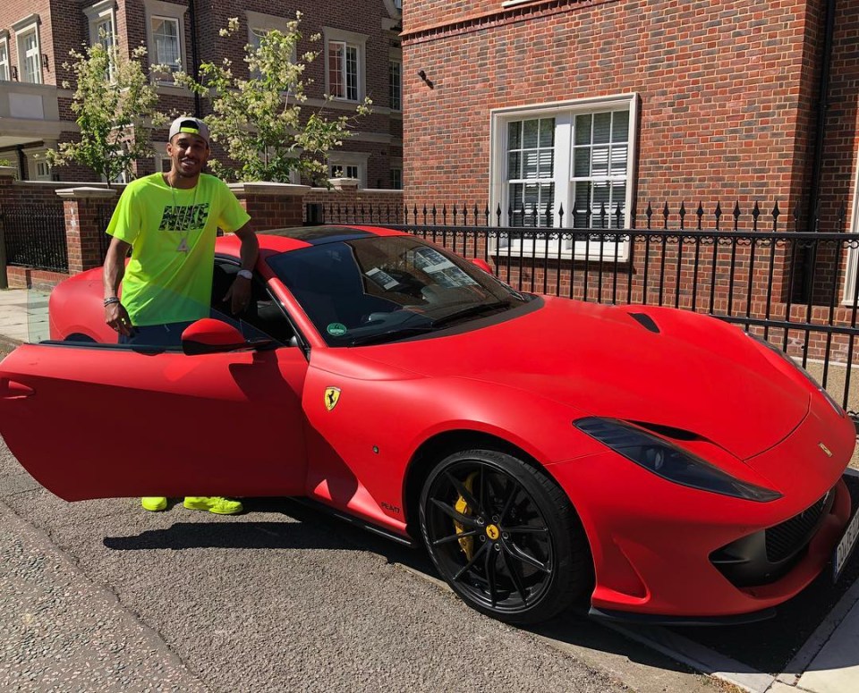  When he first signed for the Gunners Aubameyang stored over £800k worth of cars in a hotel car park, including his Ferrari 812 Superfast