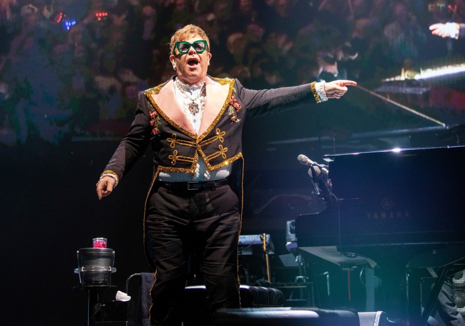 Elton is currently on the road for his Farewell Yellow Brick Road tour