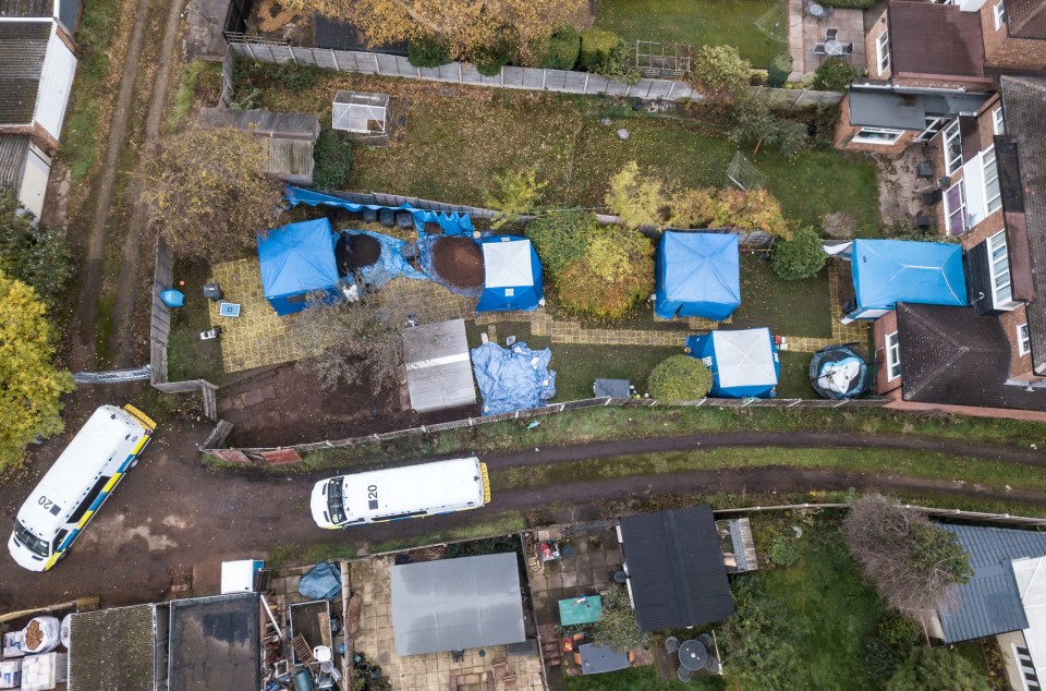  Officers excavated the garden of the key suspect's mother in Sutton Coldfield, Birmingham, but have found no evidence