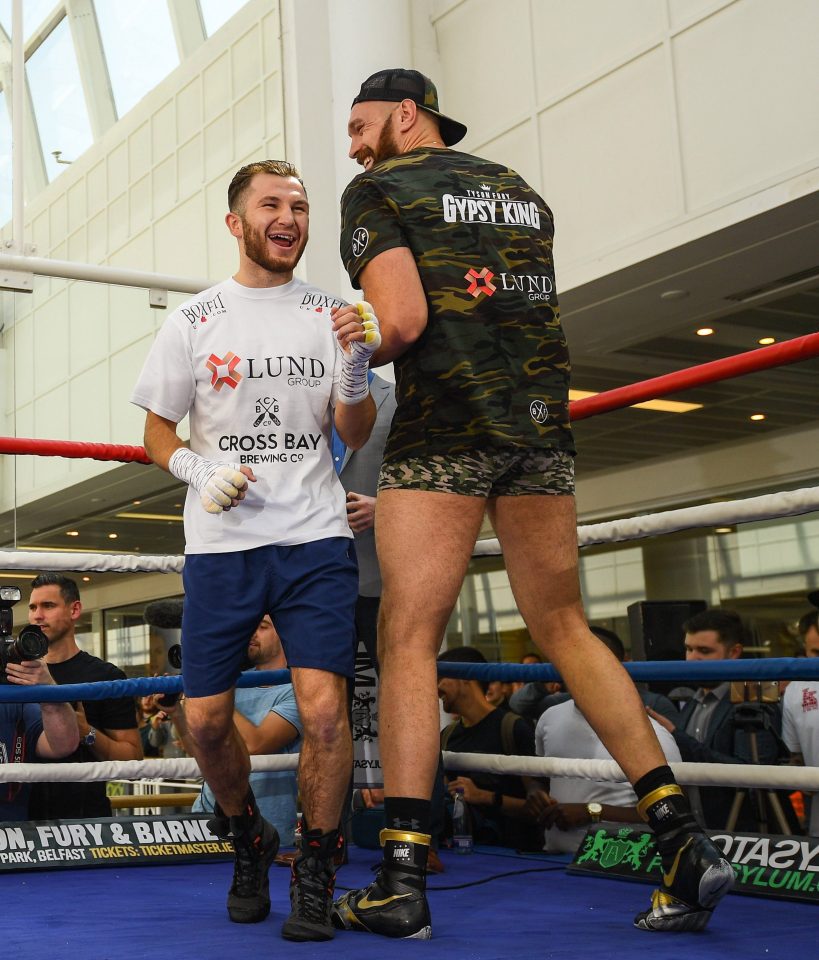  Fury and Lowe have built up a big friendship over the years