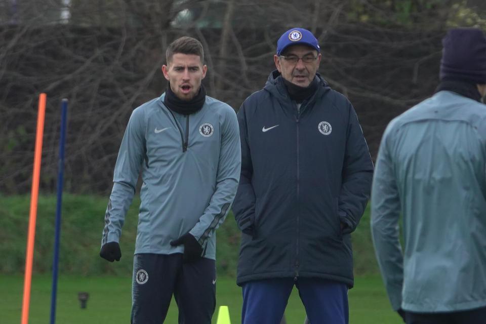  Jorginho followed Maurizio Sarri to Stamford Bridge last summer from Napoli