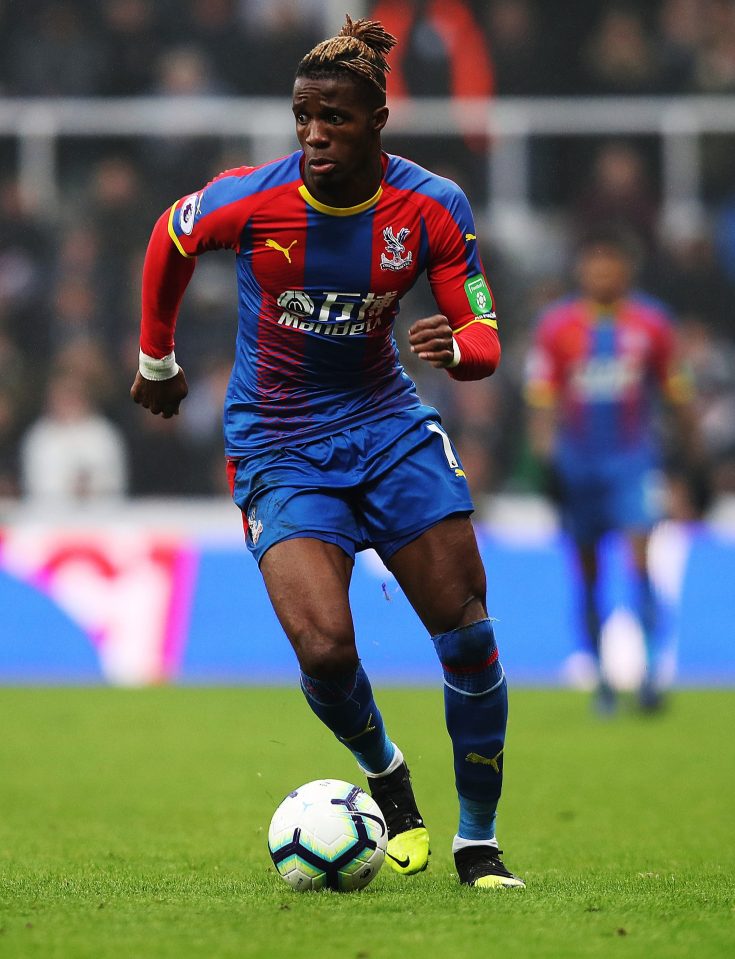  Wilfried Zaha is a big money summer target for Arsenal