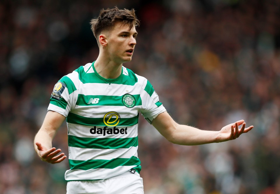  Celtic want around £25m to let left-back Kieran Tierney leave the club