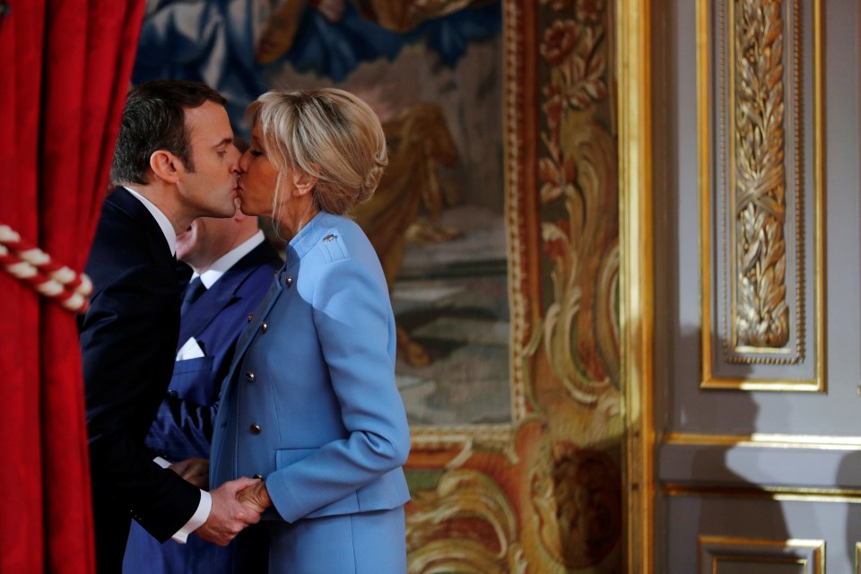  Macron is the step-dad to his wife's three adult children