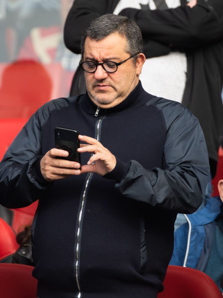  Agent Mino Raiola will work on Paul Pogba's future while he relaxes in LA