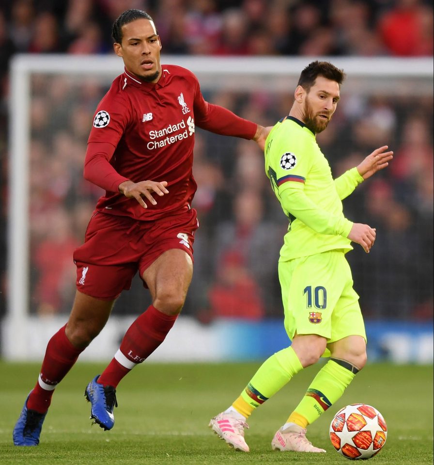  Even Lionel Messi couldn't dribble past Van Dijk this season