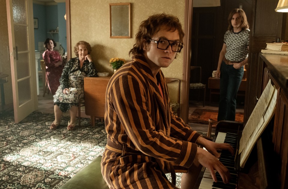 Taron sings all the songs in Rocketman as Elton was opposed to any lip-syncing