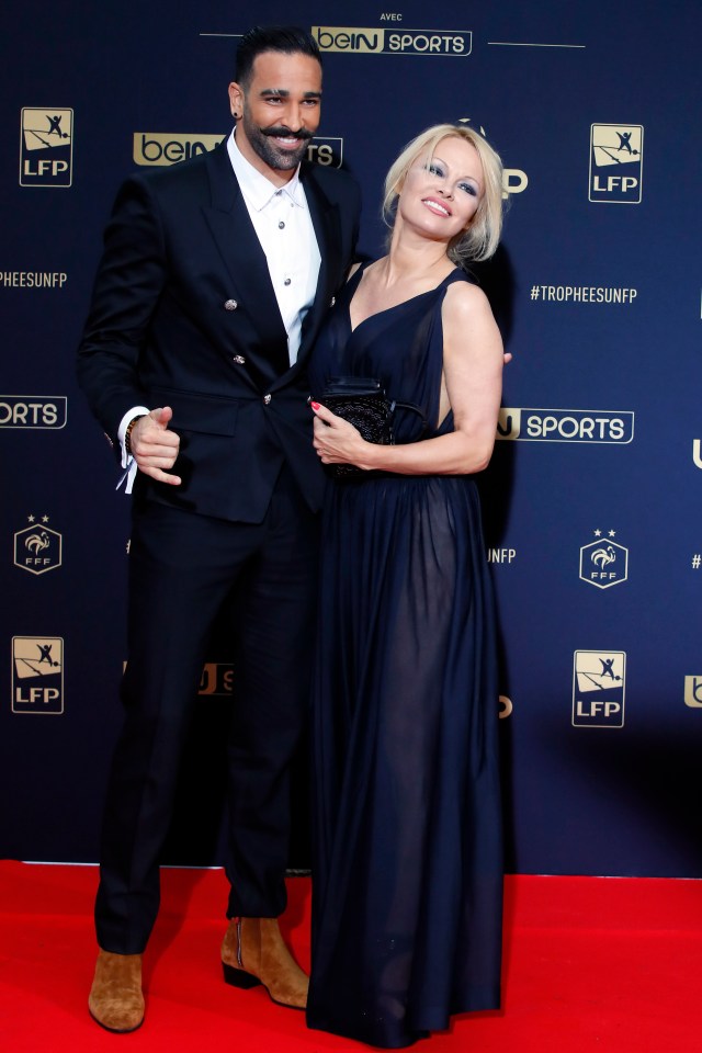 Soccer player Adil Rami and US actress Pamela Anderson have split up