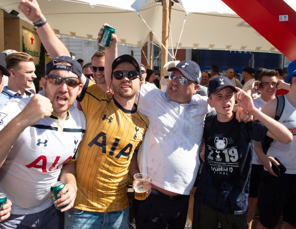  Football fans have arrived in Madrid ahead of the Champions League final