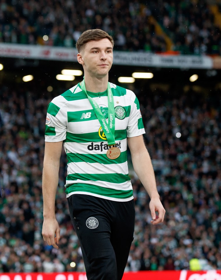  Kieran Tierney has joined the rest of the squad on their pre-season tour