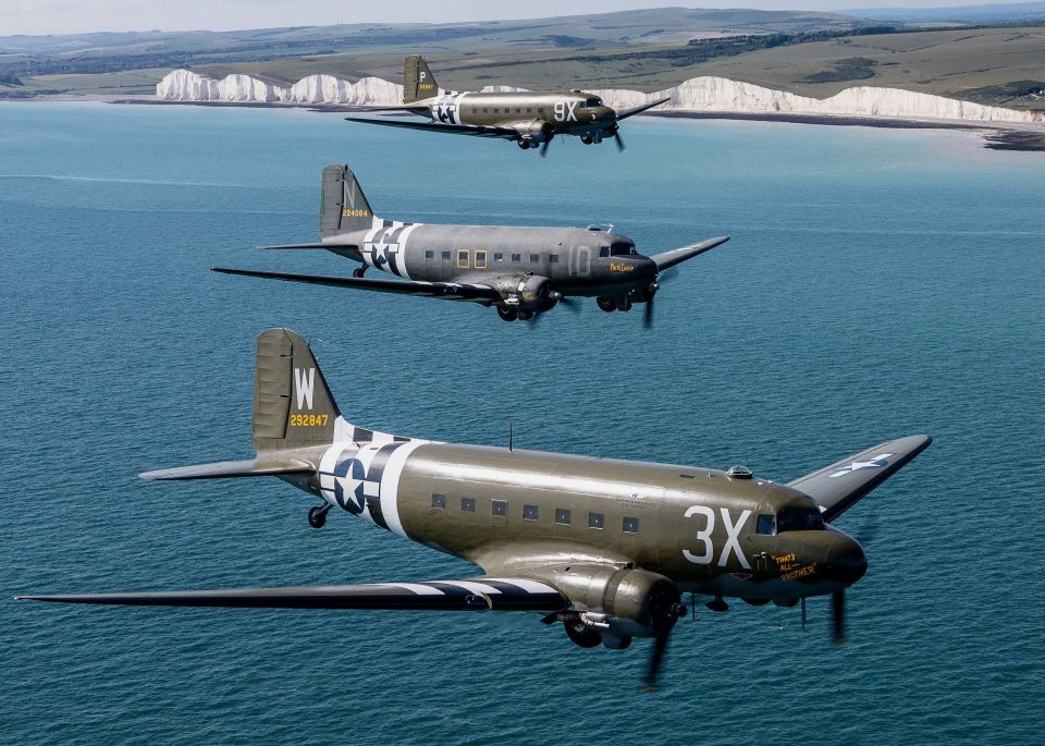  The winged warhorses will fly once more in formation on a route they took 75 years ago to Normandy to commemorate the anniversary of D-Day