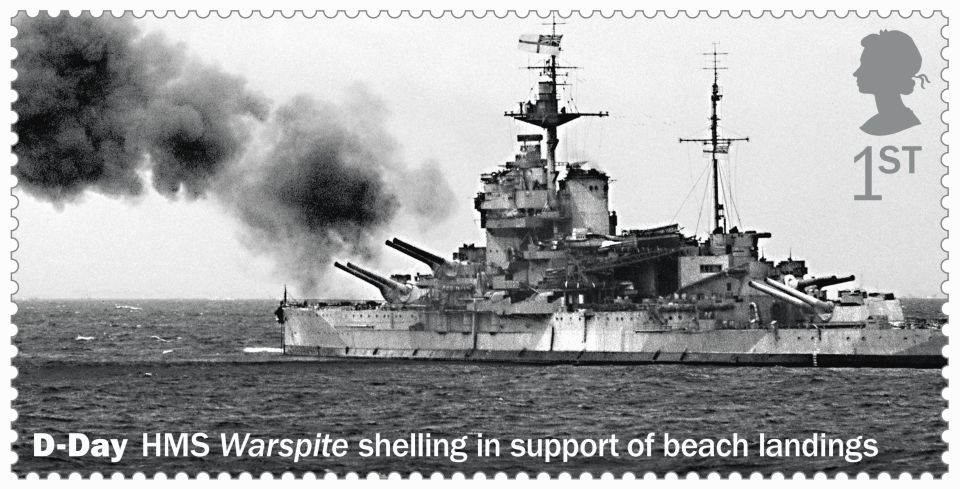  Royal Navy ships provided support to the invading troops